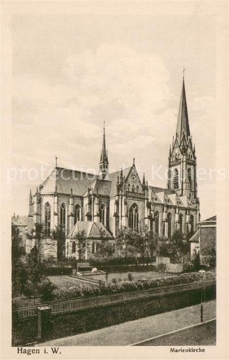 Hagen Westfalen Marienkirche Aussenansicht