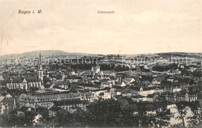 Hagen Westfalen Totalansicht Blick vom Goldberg