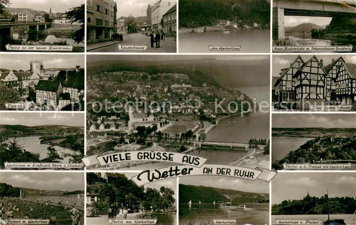 Wetter Ruhr Gesamtansichten Ruhrbruecke Freiheit Viadukt Harkortsee