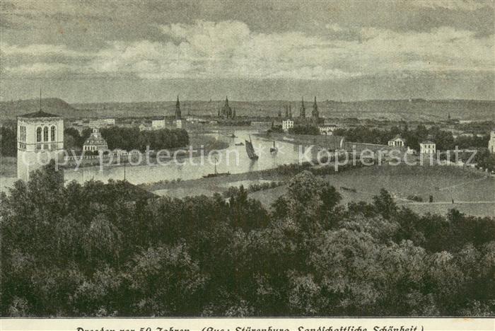 DRESDEN Elbe Teilansicht