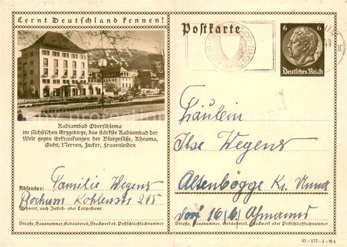 Oberschlema Erzgebirge Radiumbad