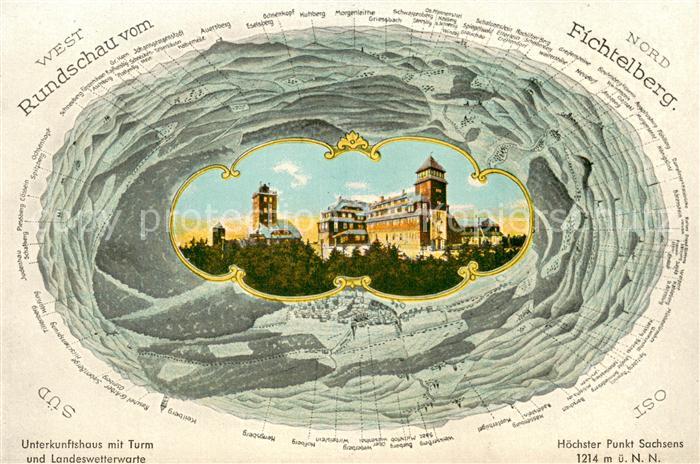 Oberwiesenthal Erzgebirge Rundschau Fichtelberg Wegemarkierungen