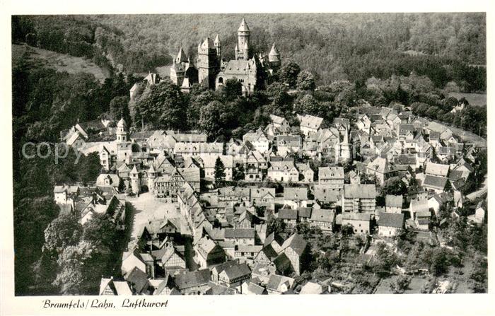 Braunfels Fliegeraufnahme Gesamtansicht