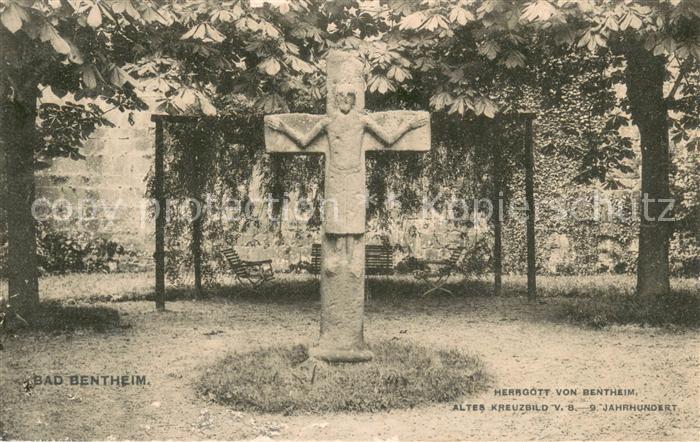 Bad Bentheim Herrgott von Bentheim Altes Kreuzbild 8.-9. Jhdt.