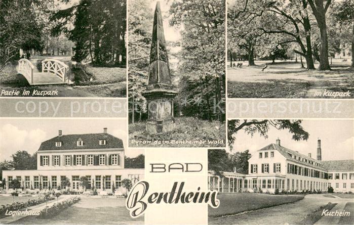 Bad Bentheim Kurpark Logierhaus Pyramide Bentheimer Wald Kurheim