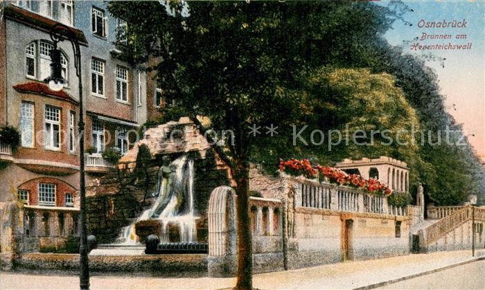 Osnabrueck Brunnen am Herrenteichswall