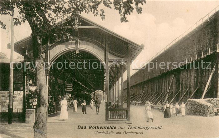 Bad Rothenfelde Wandelhalle mit Gradierwerk Kurort am Teutoburger Wald