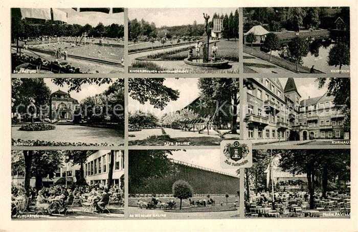 Bad Rothenfelde Sole Freibad Brunnen Kahnteich Badehaus Saline Kurhaus Kurgarten