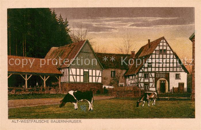 Siegen Westfalen Bauernhaus aus dem Siegerland Serie Alt-Westfaelische Bauernhae
