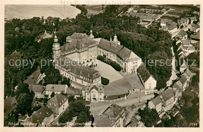 Bad Berleburg Schloss Berleburg Original Fliegeraufnahme Aero Express Luftbild N