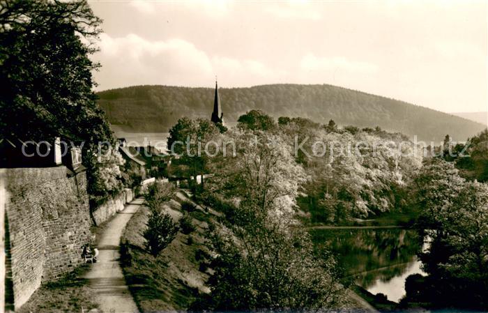 Bad Berleburg Partie im Schlosspark Luft- und Kneippkurort