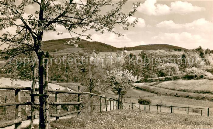 Bad Berleburg Landschaftspanorama Fuerstliches Schloss