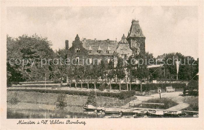 Muenster Westfalen Schloss Boniburg Bromsilber Imitation