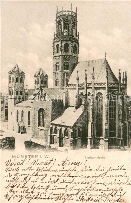 Muenster Westfalen Ludgerikirche