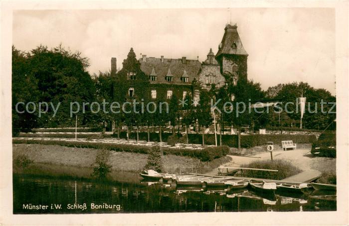 Muenster Westfalen Schloss Boniburg Gartenwirtschaft
