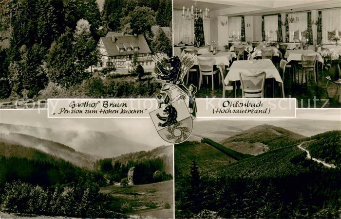 Ohlenbach Gasthof Pension Zum Hohen Knochen Landschaftspanorama