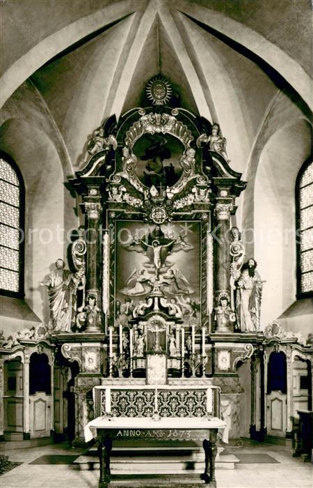 Oberkirchen Sauerland Katholische Pfarrkirche St. Gertrud Altar