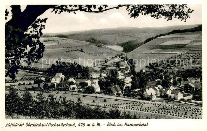 Oberkirchen Sauerland Panorama Blick ins Hartmecketal