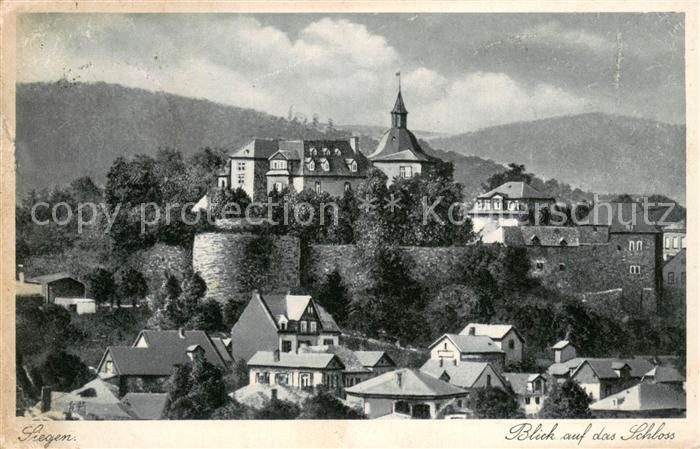 Siegen Westfalen Stadtbild mit Schloss