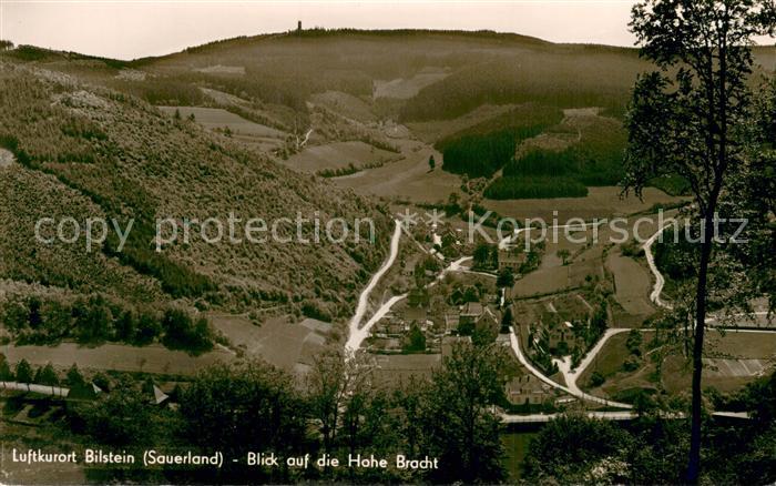 Bilstein Sauerland Panorama Blick auf die Hohe Bracht