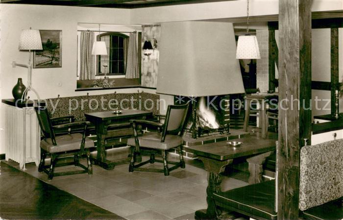 Fleckenberg Hotel Pension Jagdhaus Wiese Gastraum Kaminzimmer