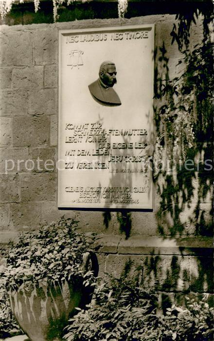 Telgte Warendorf Gedenkstaette Kardinal von Galen