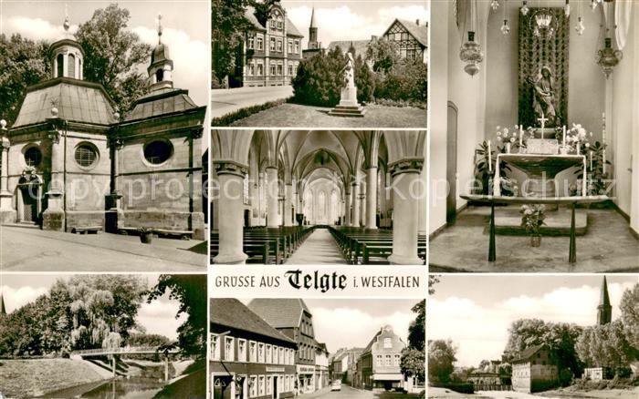 Telgte Warendorf Wallfahrtskapelle Kirche Innenansichten Denkmal Ortszentrum Par