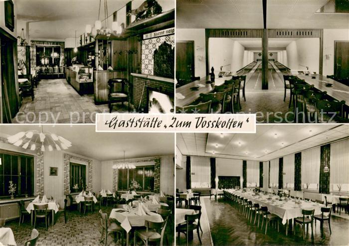 Greven Westfalen Gaststaette Zum Vosskotten Gastraum