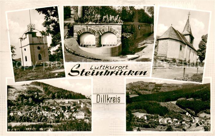 Steinbruecken Panorama Kirche Brunnen