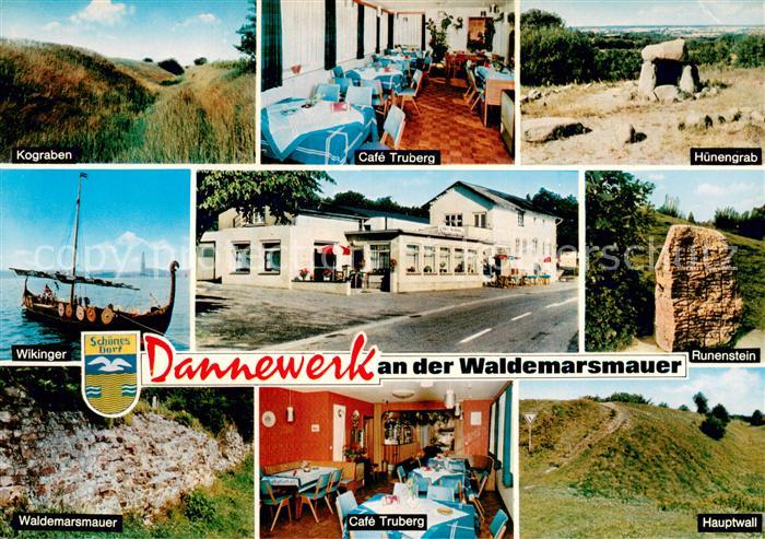 Dannewerk Kograben Wikinger Boot Waldemarsmauer Cafe Truberg Huenengrab Runenste