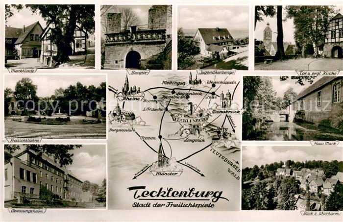 Tecklenburg Steinfurt NRW Burgtor Jugendherberge Haus-Marck Freilichtbuehne Fach