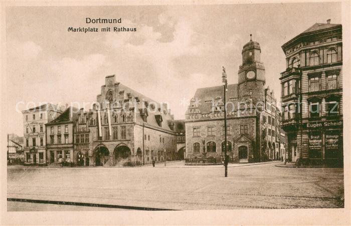 DORTMUND  CITY Marktplatz mit Rathaus