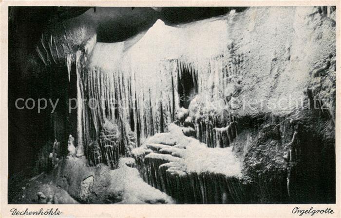 Dechenhoehle Iserlohn Orgelgrotte