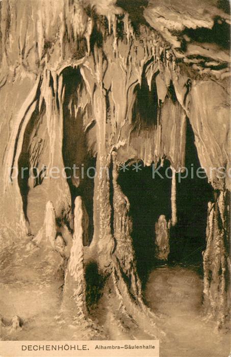 Dechenhoehle Iserlohn Alhambra-Saeulenhalle