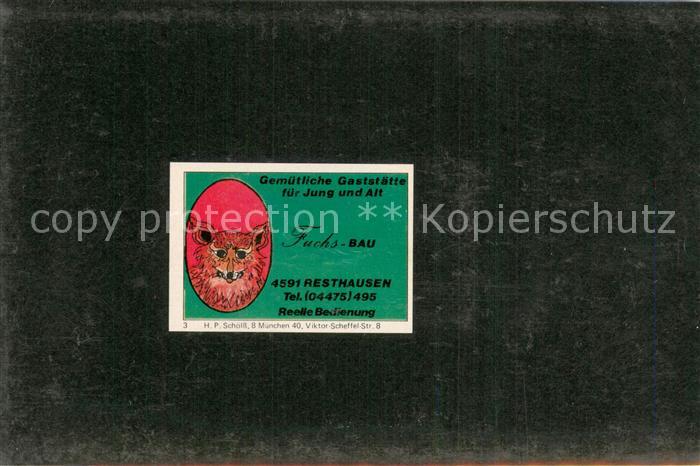 Resthausen Molbergen Fuchs-Bau Gaststaette