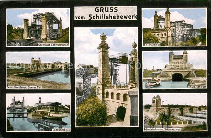 Recklinghausen Westfalen Schiffshebewerk Dortmund-Emskanal Teilansichten