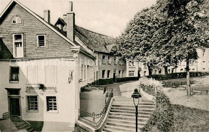Luedenscheid Altstadt Kirchplatz Ecke Gasthaus Kirchplatz 1 Treppenaufgang zum K