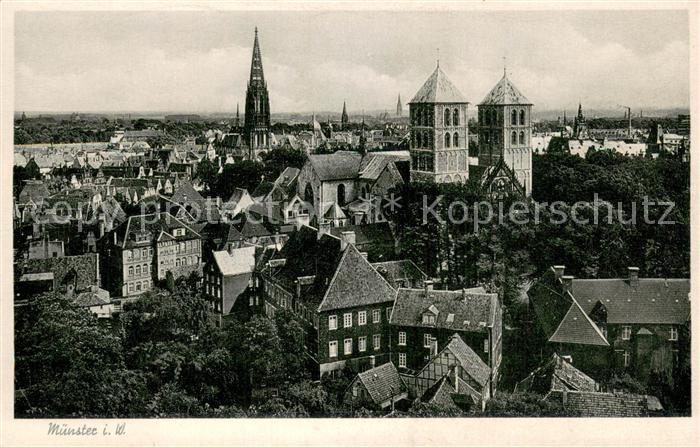Muenster Westfalen Gesamtansicht