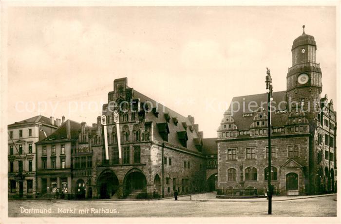 DORTMUND  CITY Markt Rathaus Restaurant Zur Krone