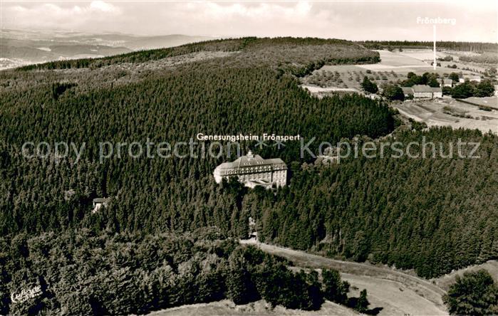 Iserlohn Fliegeraufnahme Genesungsheim Froenspert Froensberg