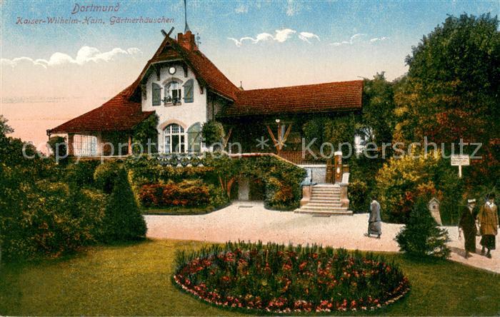 DORTMUND  CITY Kaiser-Wilhelm-Hain Gaertnerhaeuschen