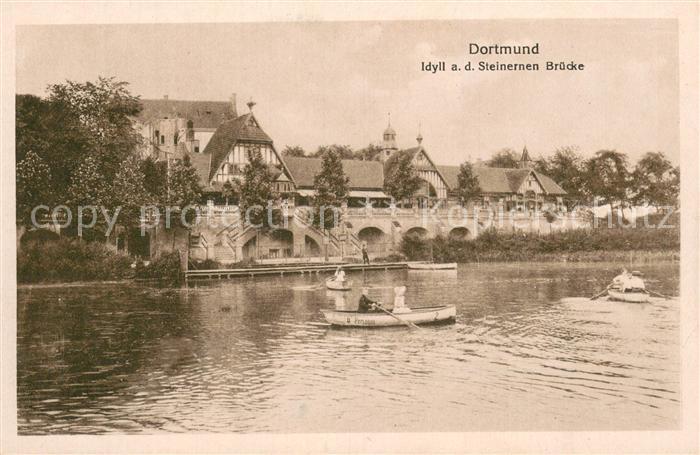 DORTMUND  CITY Partie an der Steinernen Bruecke