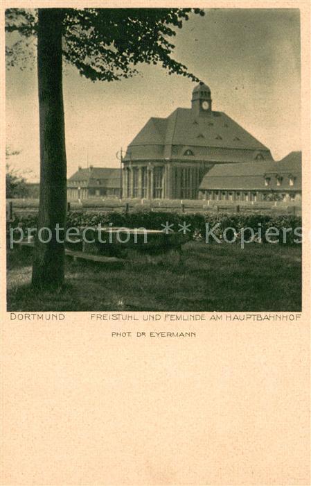 DORTMUND  CITY Freistuhl und Femlinde am Hauptbahnhof