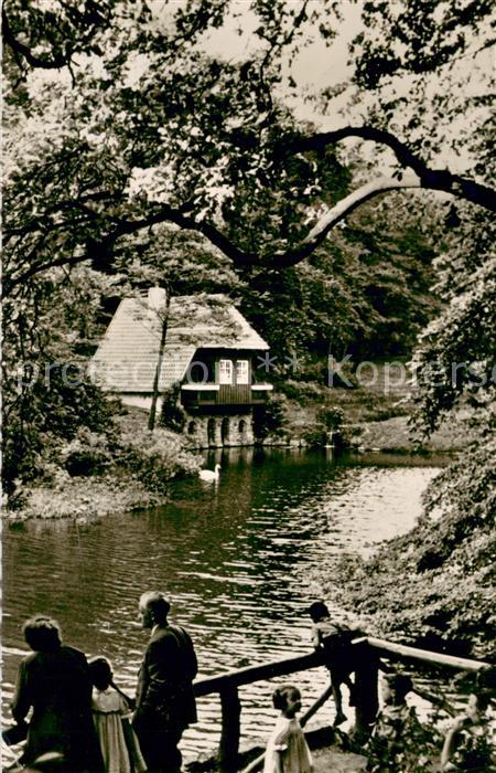 Muelheim Ruhr Partie am Ententeich im Witthausbusch