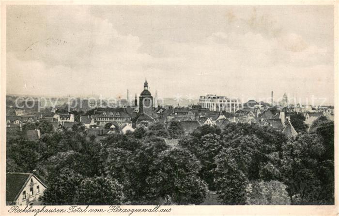 Recklinghausen Westfalen Totalansicht Feldpost