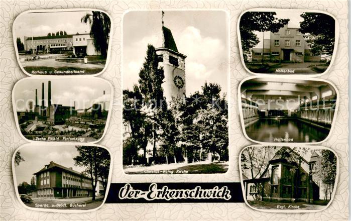 Oer Zecke Ewald Fortsetzung Christus-Joenig-Kirche Evgl. Kirche Hallenbad