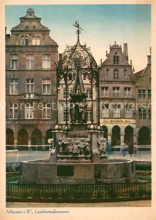 Muenster Westfalen Lambertusbrunnen