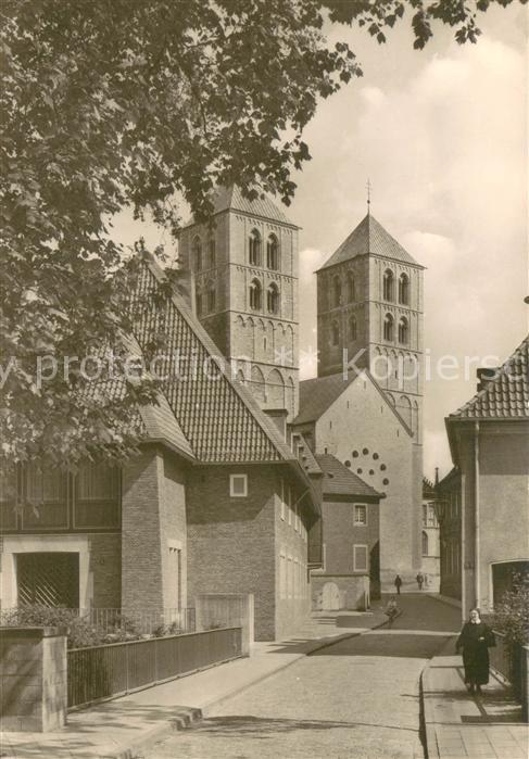 Muenster Westfalen Spiegelturm Dom