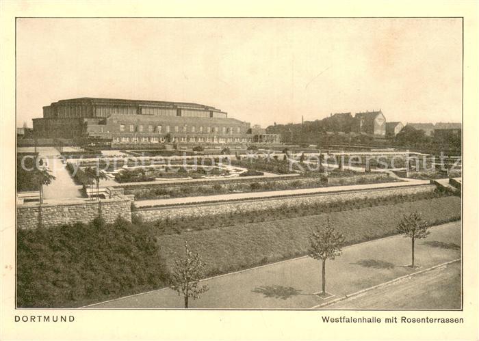 DORTMUND  CITY Westfalenhalle mit Rosenterrassen