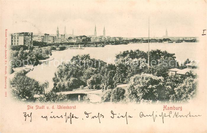 HAMBURG  CITY Die Stadt u. d. Uhlenhorst